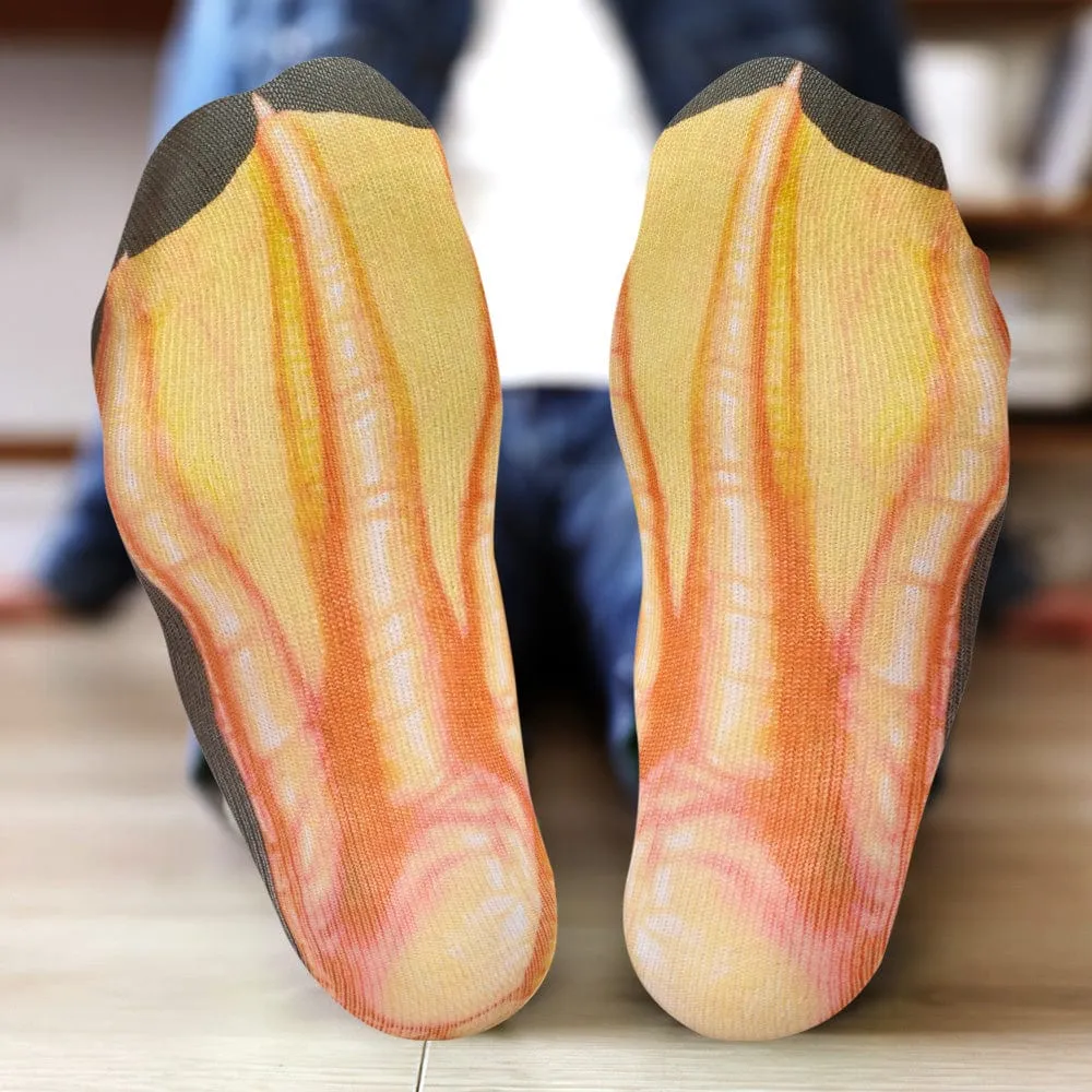 Funny 3D Print Animal Socks Feet Socks Funny Socks Gifts - Zebra Feet