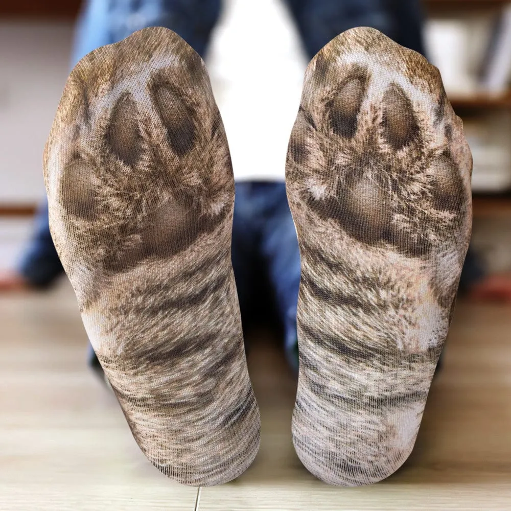Funny 3D Print Animal Socks Feet Socks Funny Socks Gifts - Zebra Feet