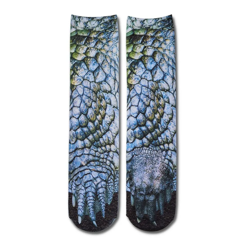 Funny 3D Print Animal Socks Feet Socks Funny Socks Gifts - Zebra Feet