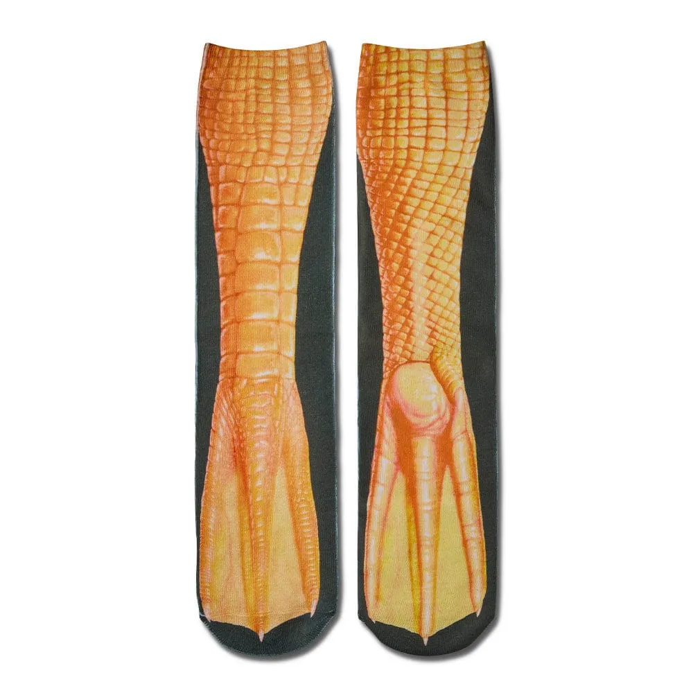 Funny 3D Print Animal Socks Feet Socks Funny Socks Gifts - Zebra Feet