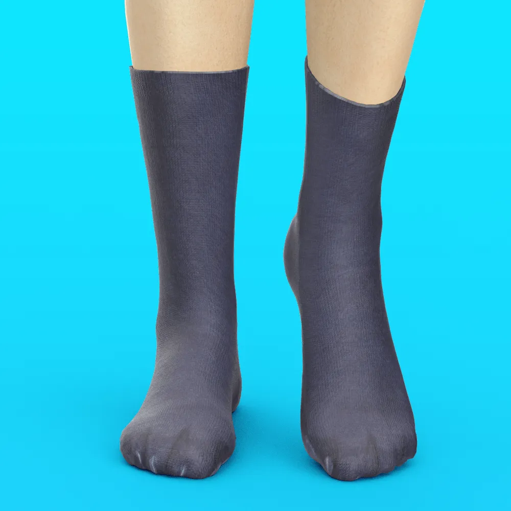 Funny 3D Print Animal Socks Feet Socks Funny Socks Gifts - Zebra Feet