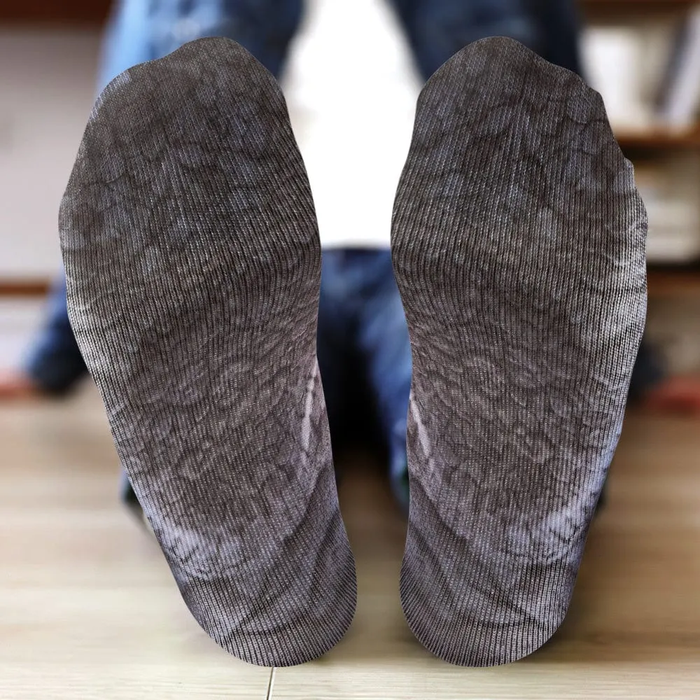 Funny 3D Print Animal Socks Feet Socks Funny Socks Gifts - Zebra Feet