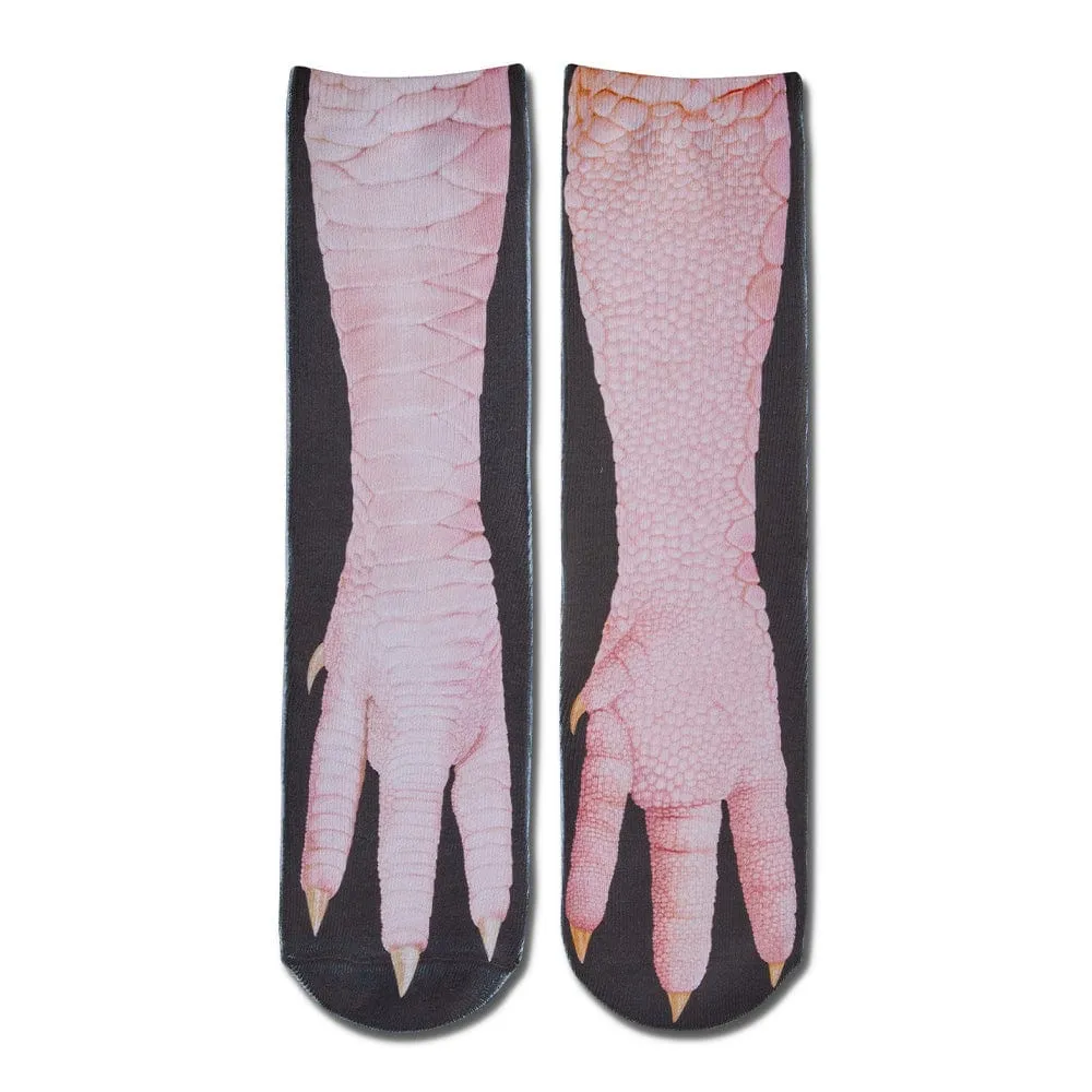 Funny 3D Print Animal Socks Feet Socks Funny Socks Gifts - Zebra Feet