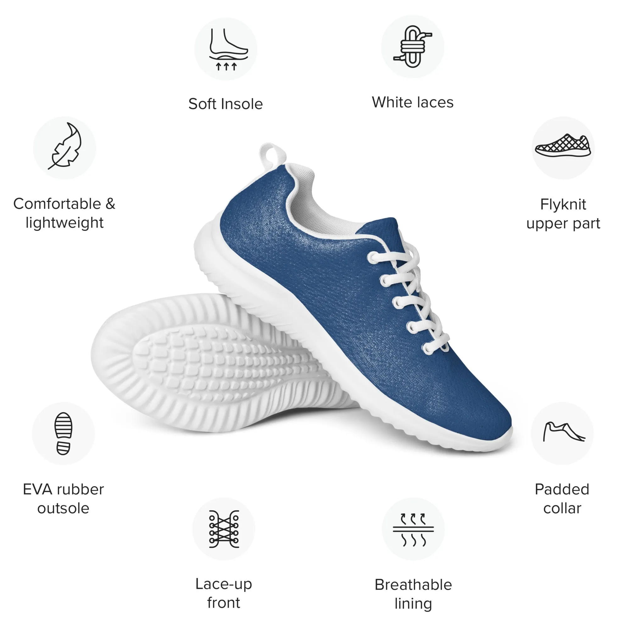 FYD Women’s Athletic Sneakers in royal blue