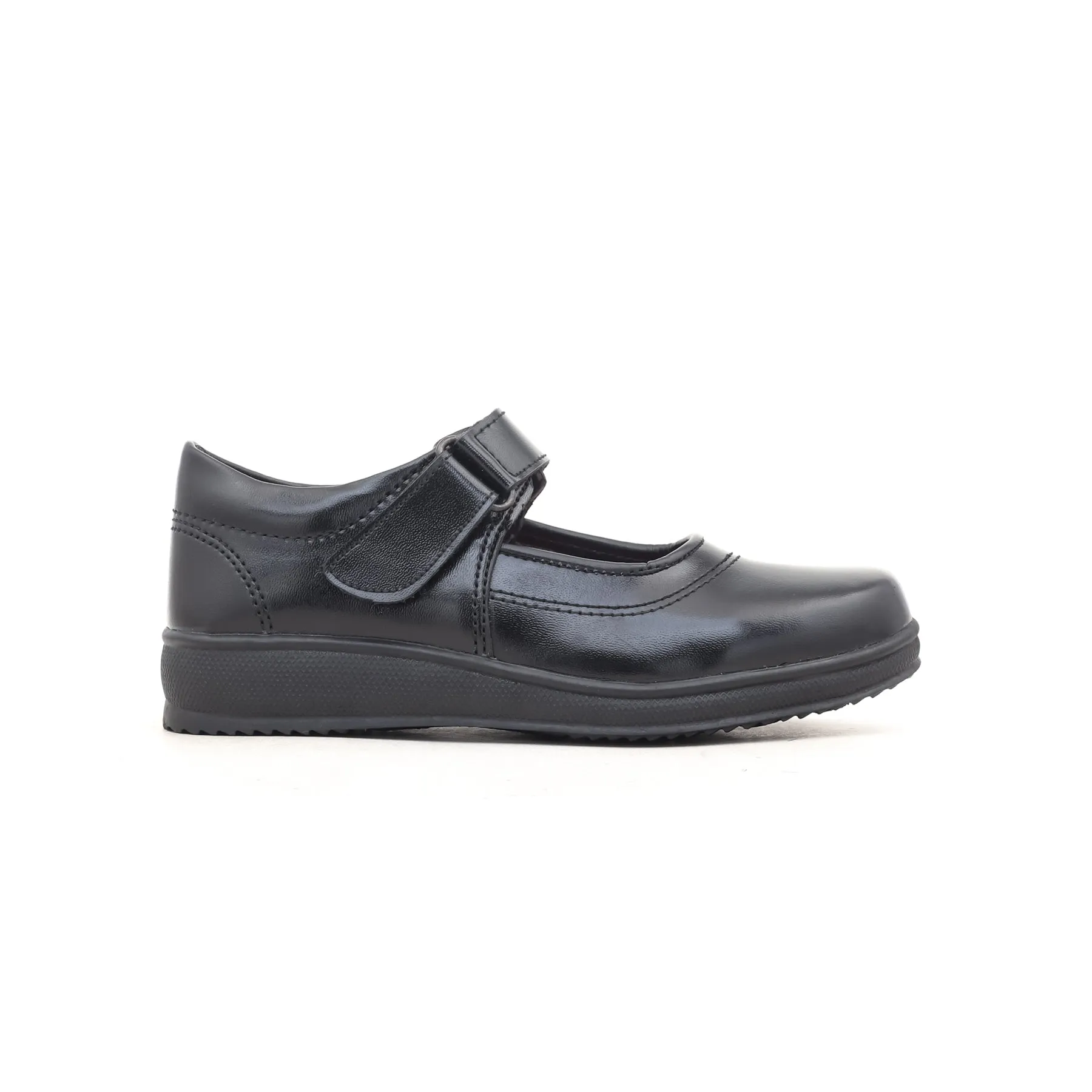 Girls Black School Shoes SK0035