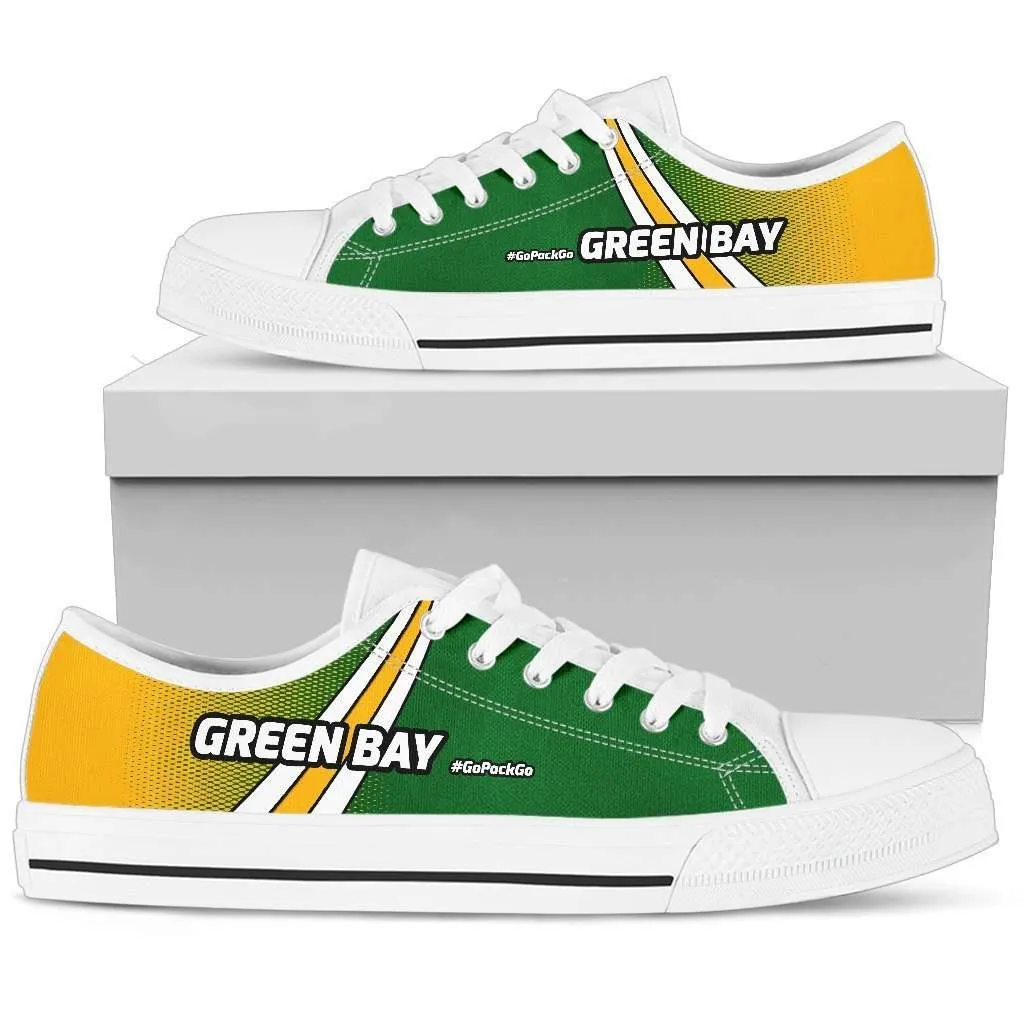 #GoPackGo Green Bay Classic Canvas Tennis Shoes