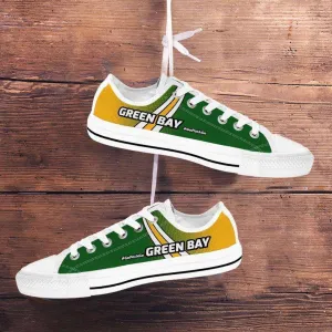 #GoPackGo Green Bay Classic Canvas Tennis Shoes