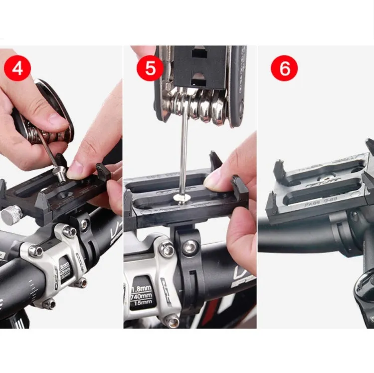 GUB Bicycle Aluminum Alloy Mobile Phone Bracket Navigation Bracket Motorcycle Mobile Phone Holder(Green)