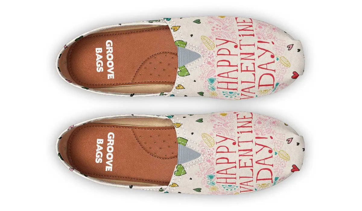 Happy Valentine's Day Casual Shoes