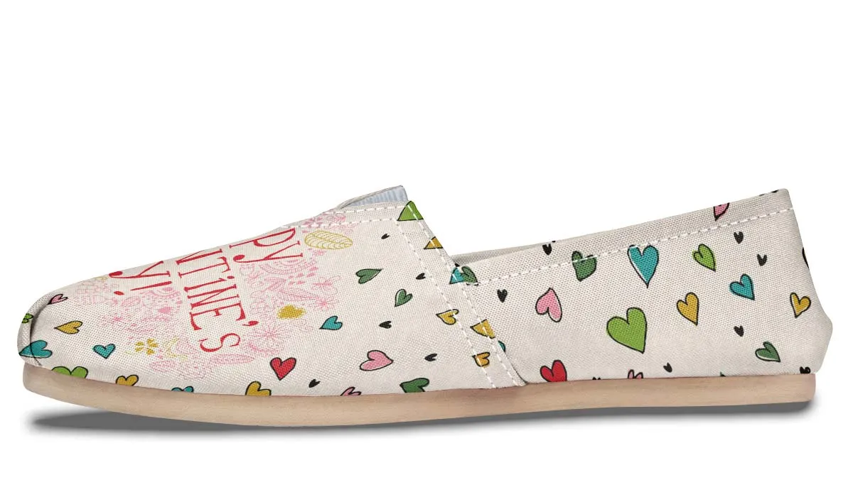 Happy Valentine's Day Casual Shoes