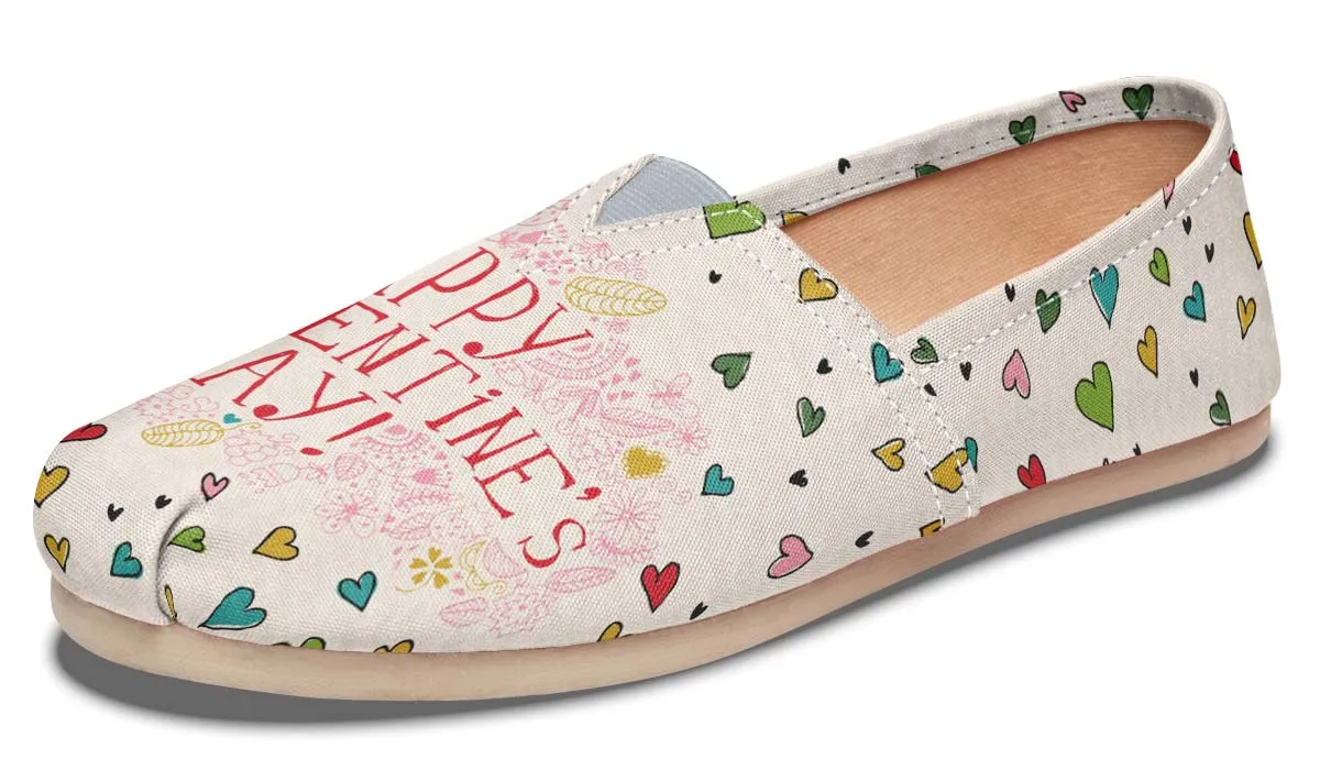 Happy Valentine's Day Casual Shoes