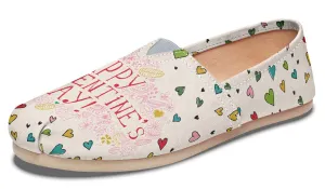 Happy Valentine's Day Casual Shoes