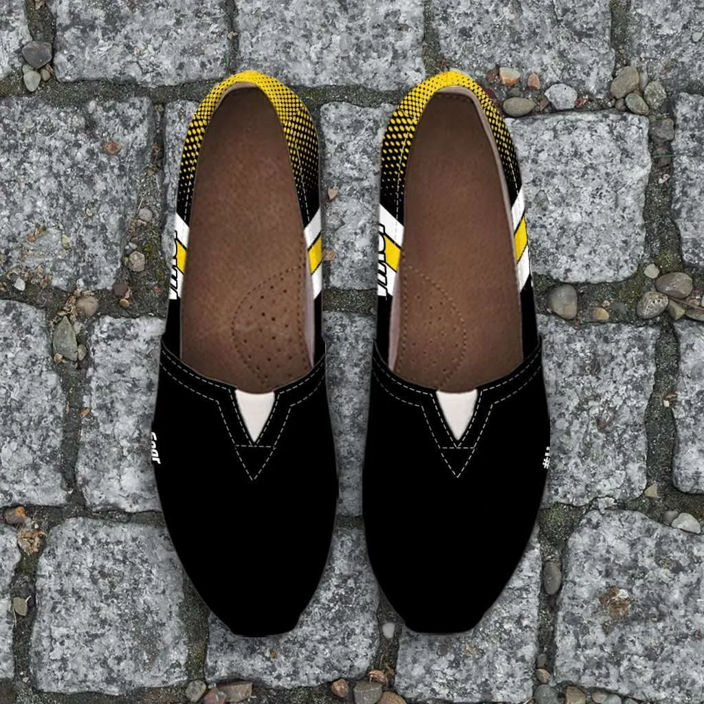 #HawksSoar Iowa Casual Canvas Slip on Shoes Women's Flats