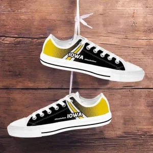 #HawksSoar Iowa Classic Canvas Tennis Shoes
