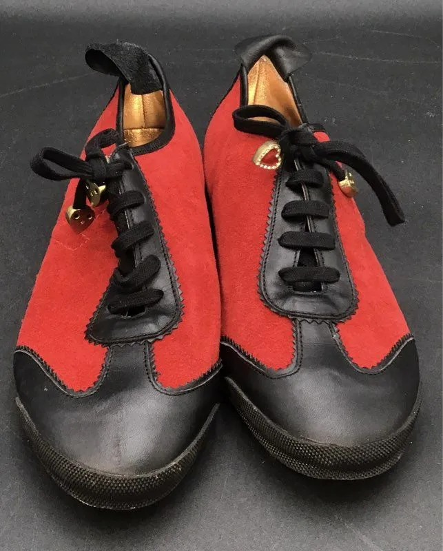 Iceberg Women's Red Black Athletic Shoes - Size EUR 41