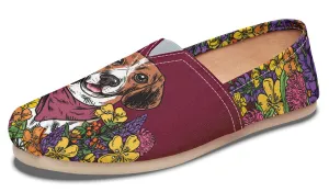 Illustrated Beagle Casual Shoes