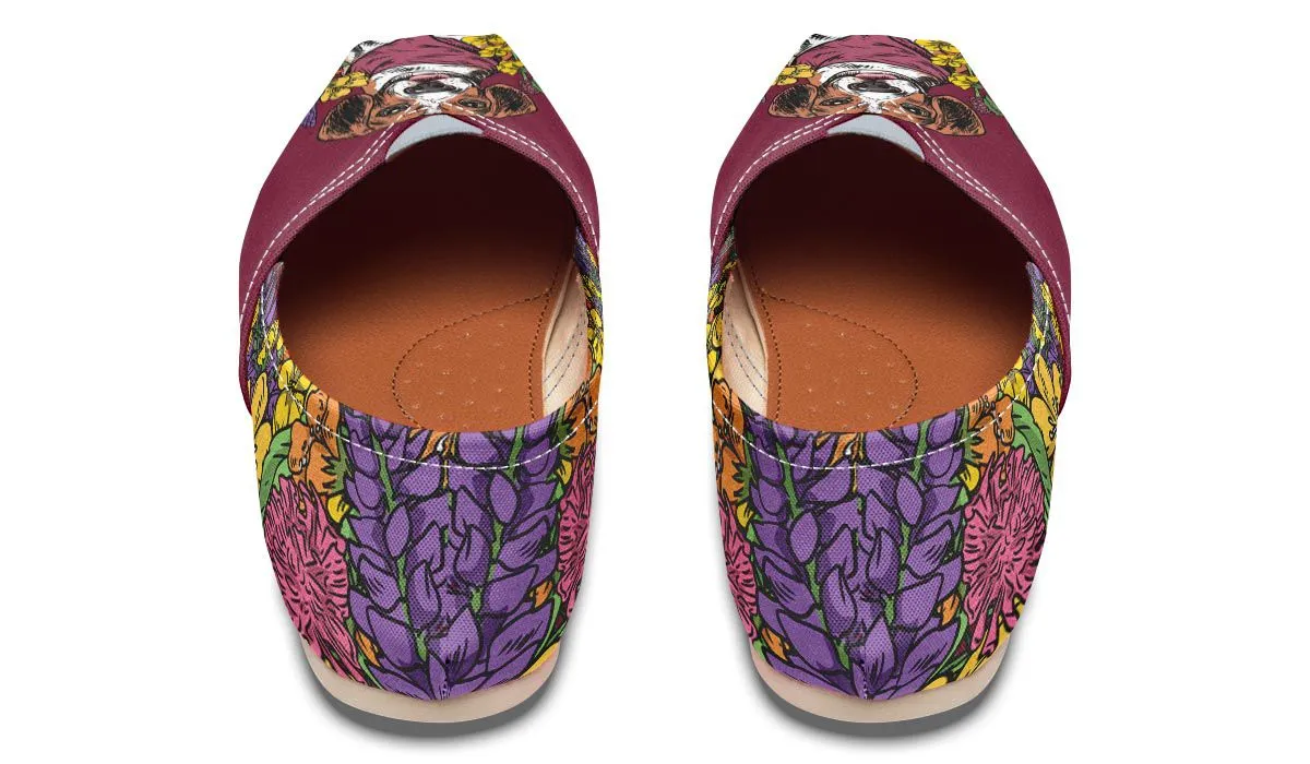 Illustrated Beagle Casual Shoes