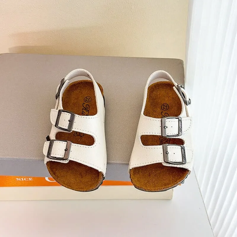 Kids Double Buckle Sandals