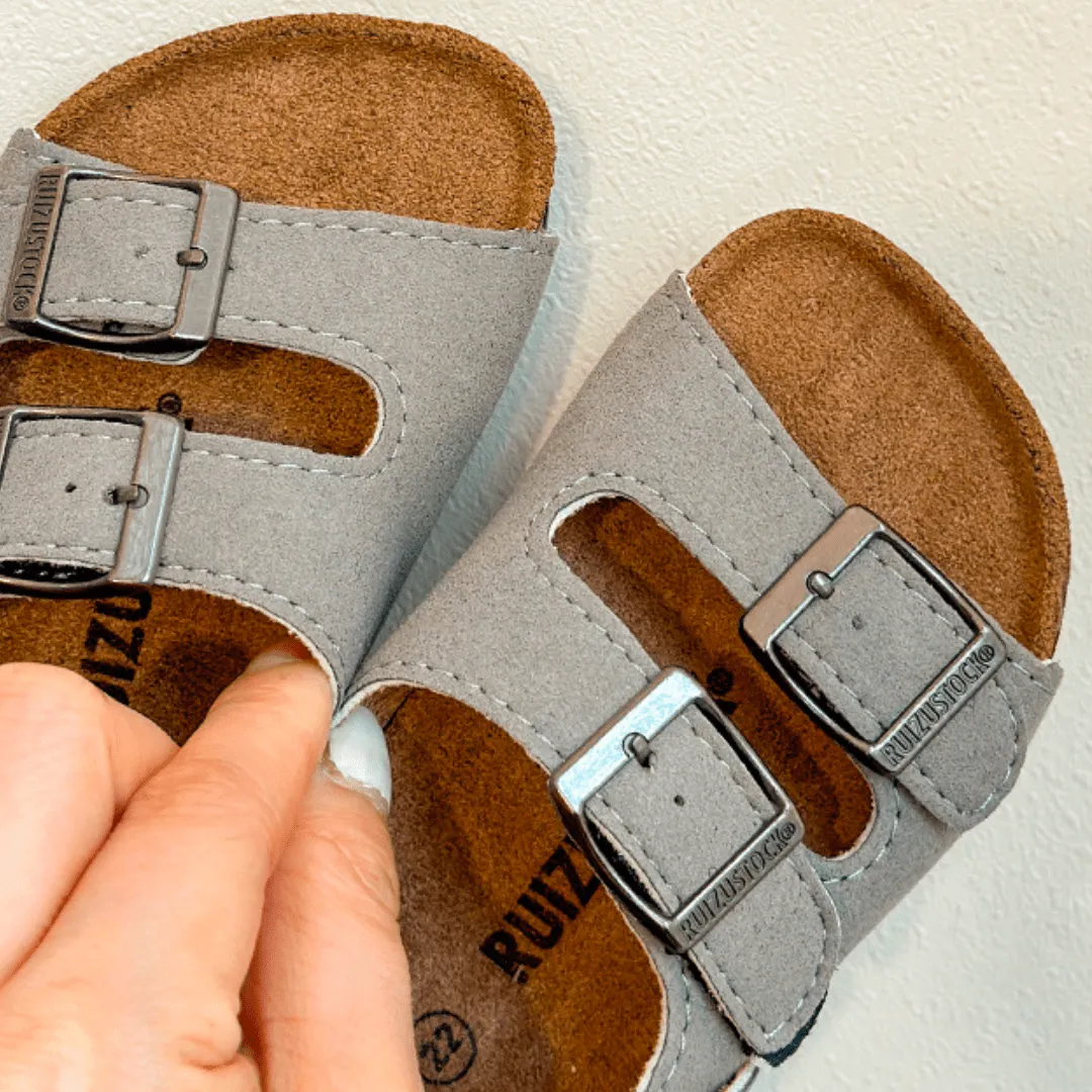 Kids Double Buckle Sandals