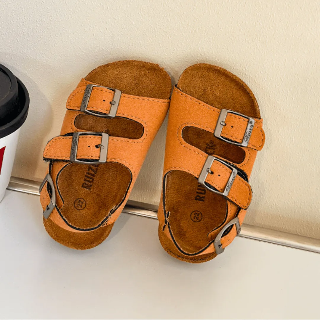 Kids Double Buckle Sandals