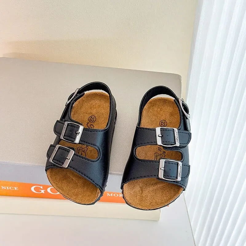 Kids Double Buckle Sandals