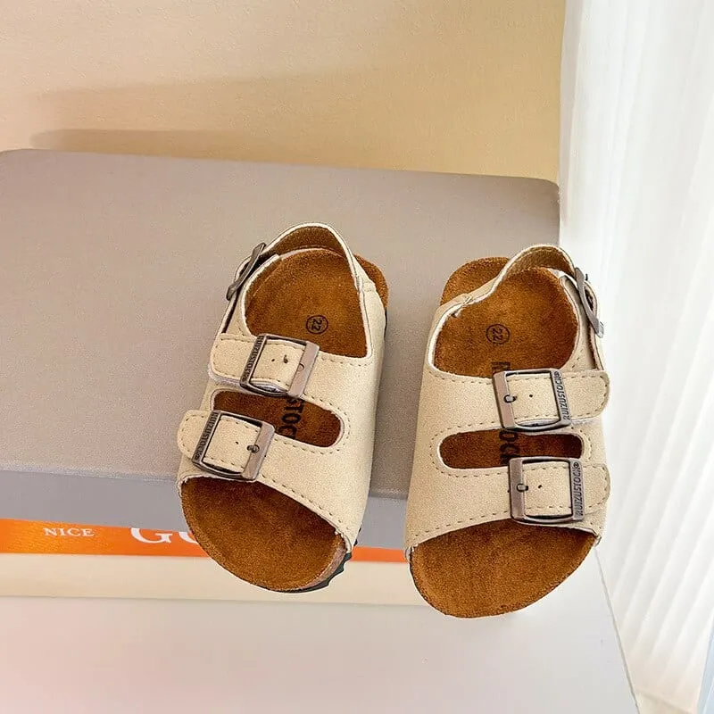 Kids Double Buckle Sandals