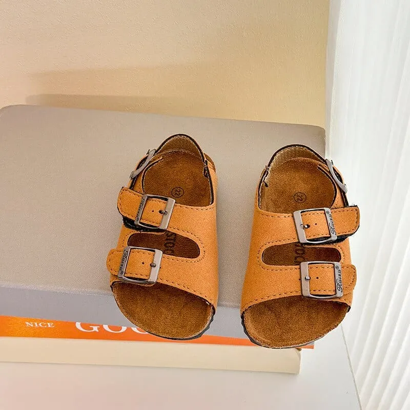 Kids Double Buckle Sandals