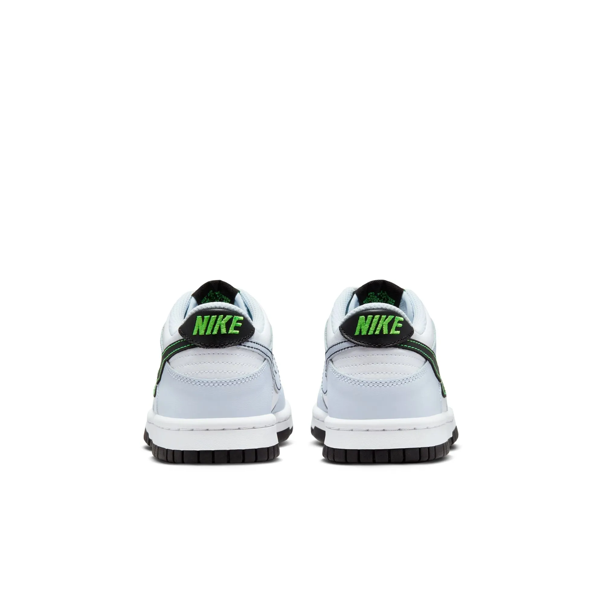 KIDS NIKE DUNK LOW GS (FOOTBALL GREY/GREEN STRIKE)