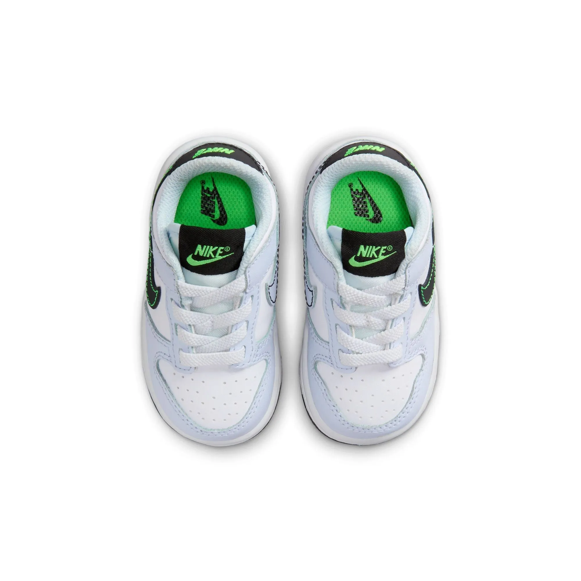 KIDS NIKE DUNK LOW TD (FOOTBALL GREY/GREEN STRIKE)