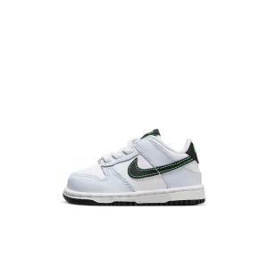 KIDS NIKE DUNK LOW TD (FOOTBALL GREY/GREEN STRIKE)