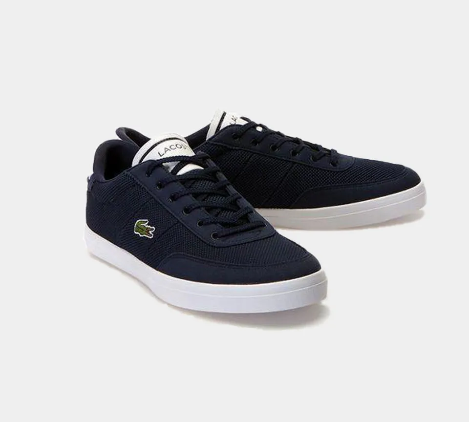 LACOSTE COURT-MASTER 118 1 CAM CANVAS TRAINERS