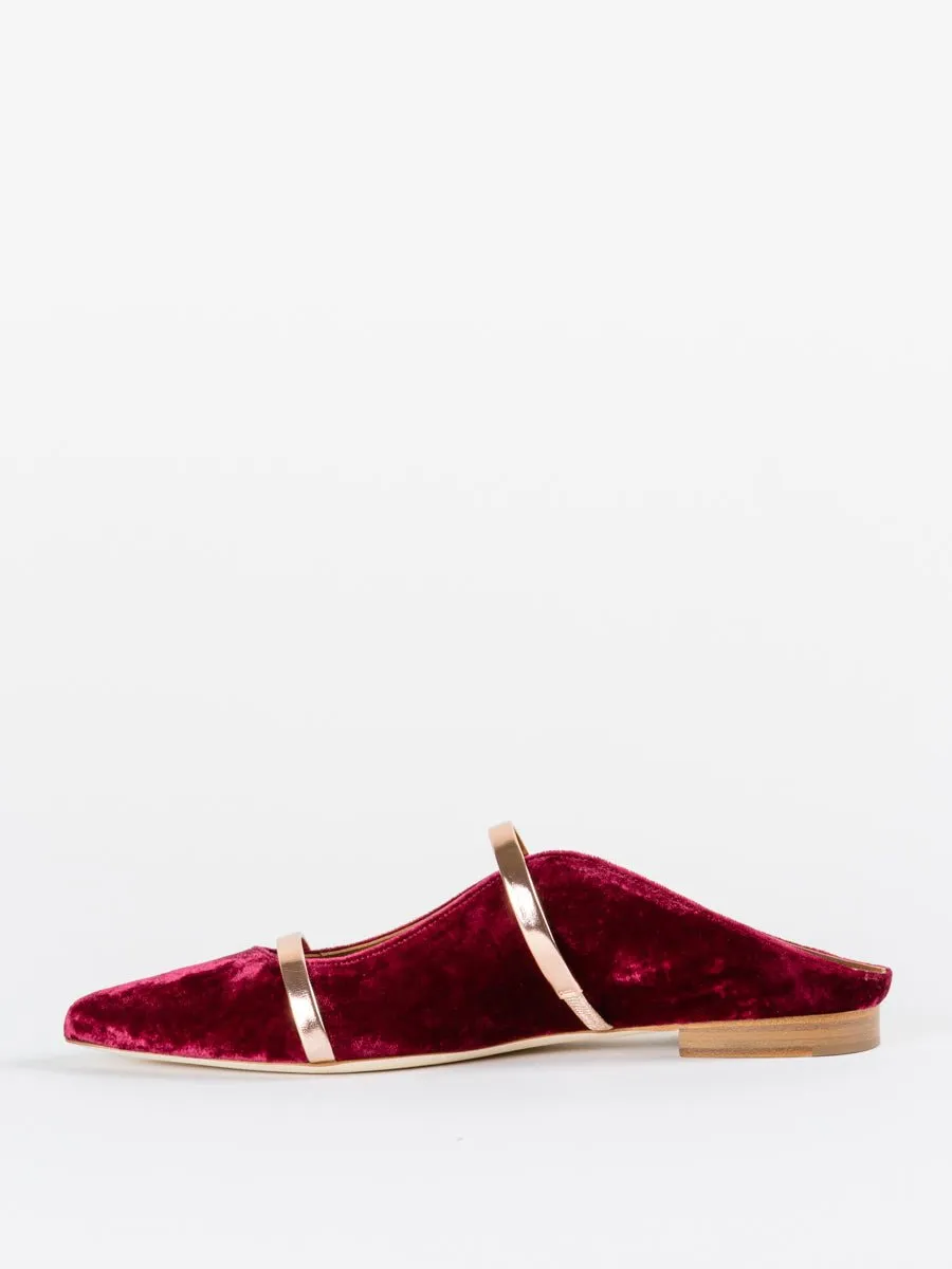 maureen flat - plum/rose gold