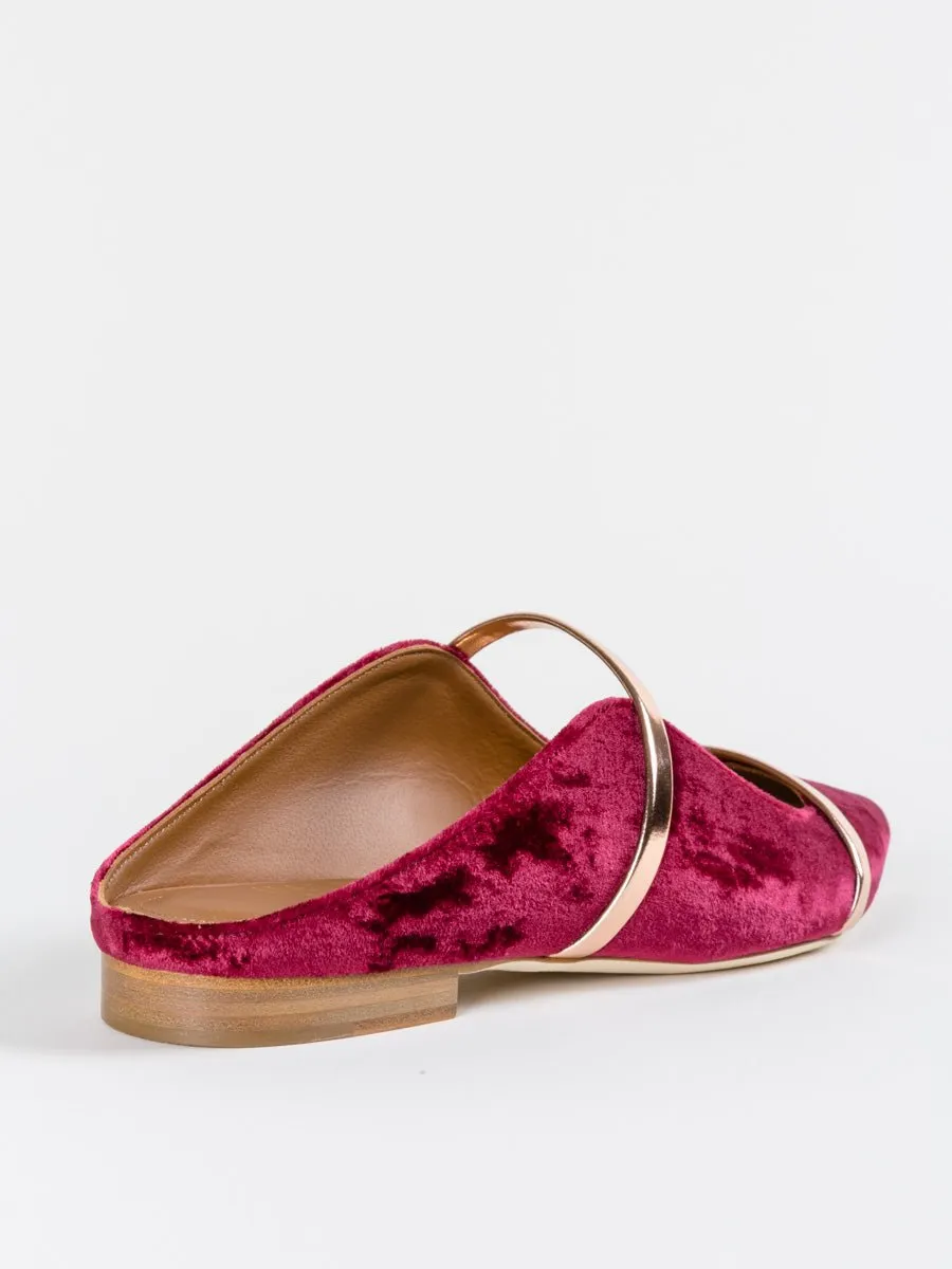 maureen flat - plum/rose gold
