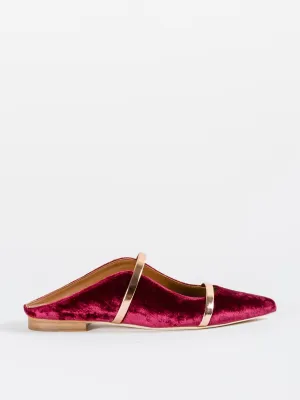maureen flat - plum/rose gold