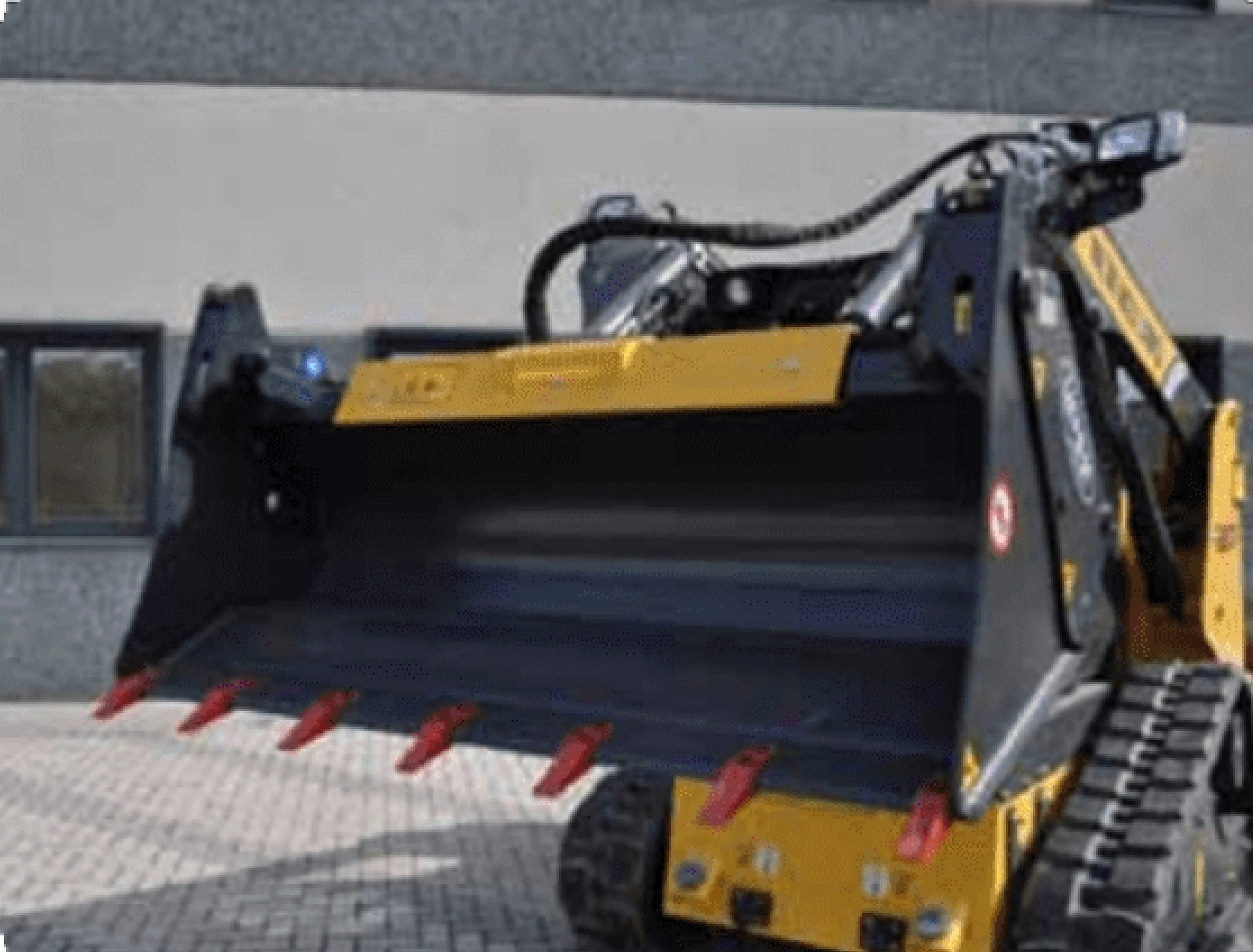 Mazio Multifunctional 4 in 1 Bucket | Width 1400 to 2300 mm | Depth 945 mm | Height 805 mm | For Skid Steer Loaders