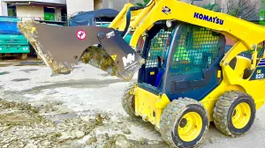 Mazio Multifunctional 4 in 1 Bucket | Width 1400 to 2300 mm | Depth 945 mm | Height 805 mm | For Skid Steer Loaders