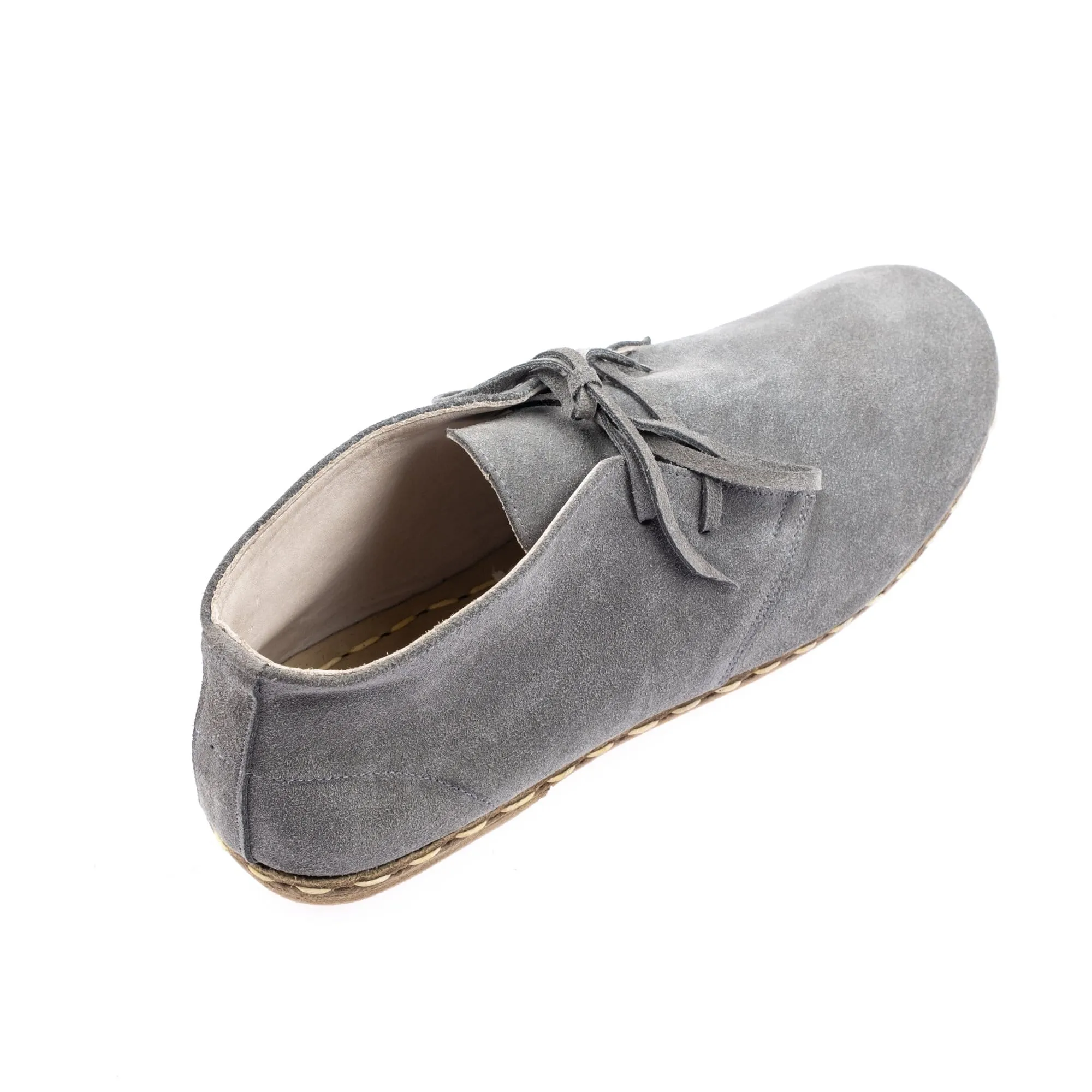 Men's Gray Boots From Atlantis Handmade Shoes