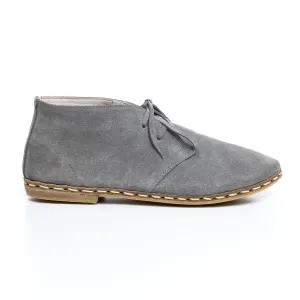 Men's Gray Boots From Atlantis Handmade Shoes