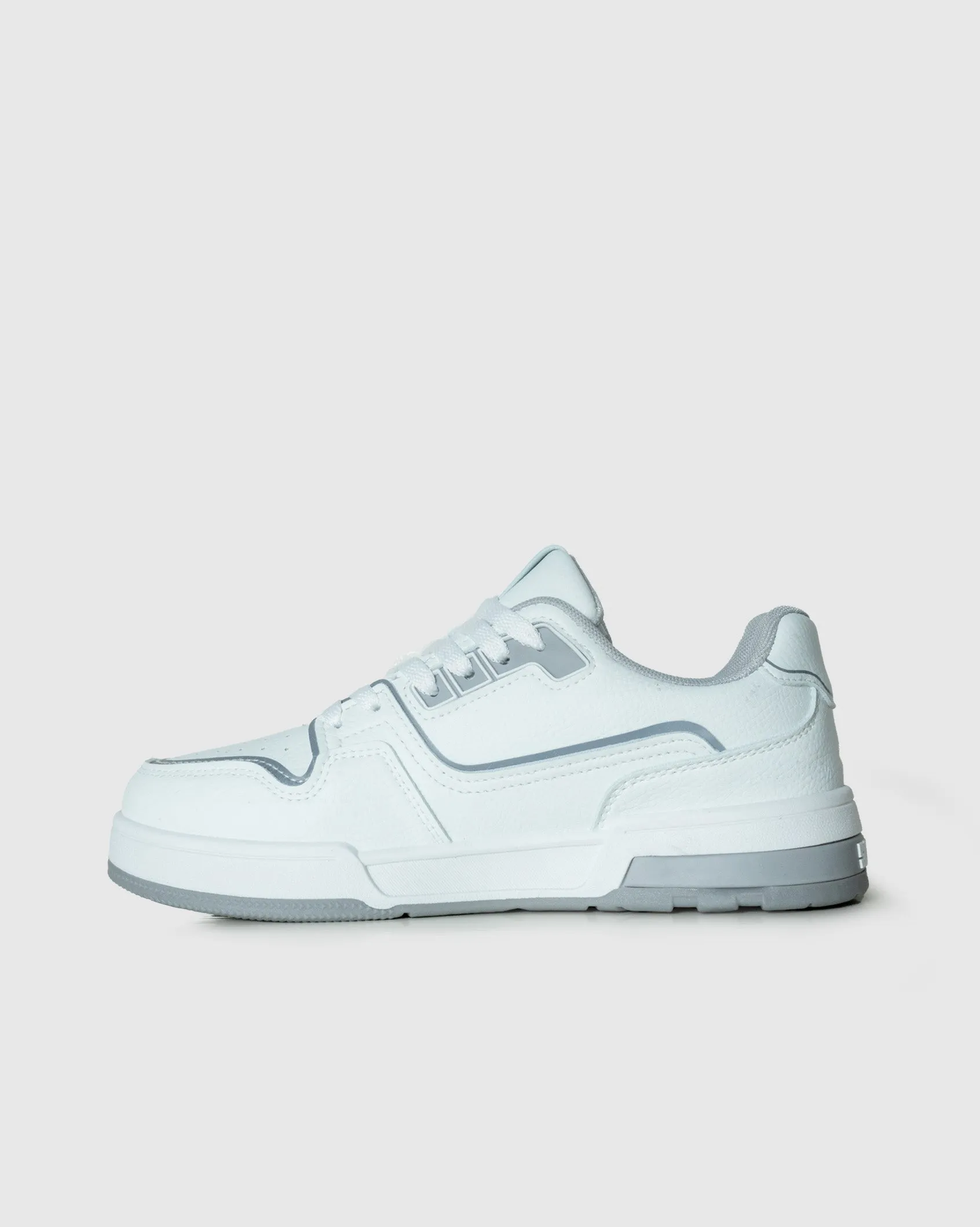 Mens Troy - Low Cut Textured PU Sneaker