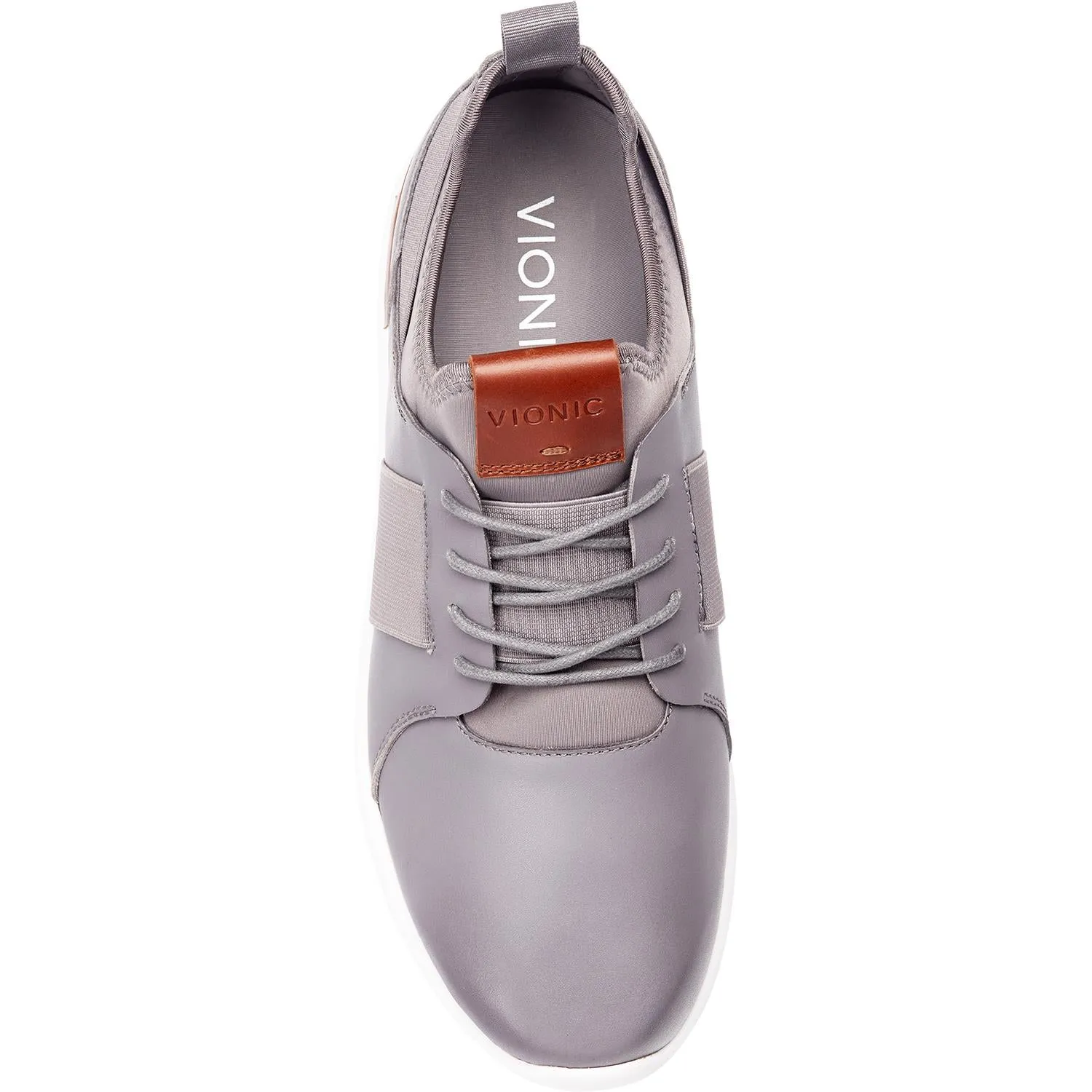 Men's Vionic Caleb Grey Leather