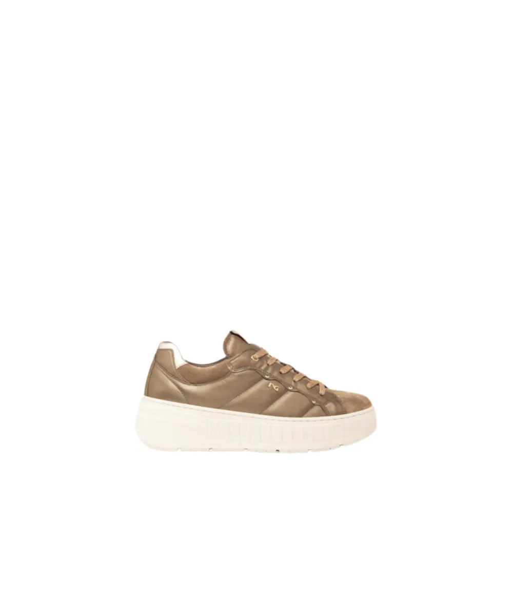 NERO GIARDINI TRAINERS IN GOLD