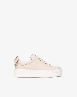 NeroGiardini - E506520D Beige Bow Trainer