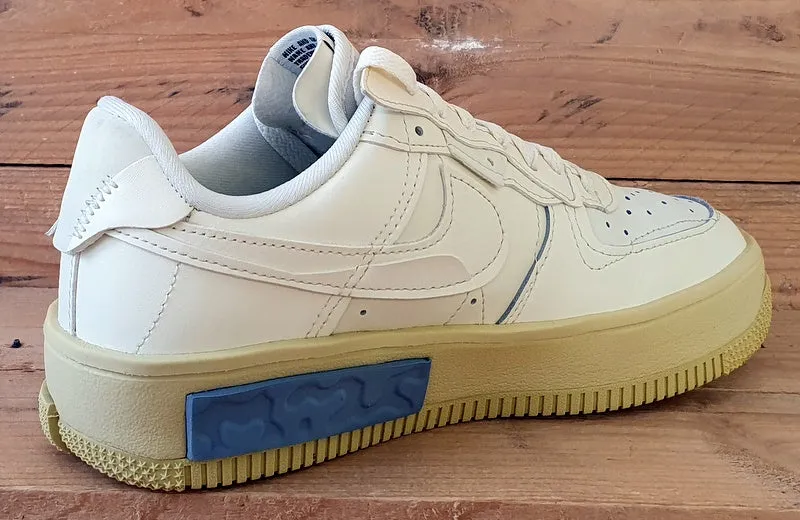 Nike Air Force 1 Fontanka Leather Trainers UK4.5/US7/E38 DH1290-102 Coconut Milk