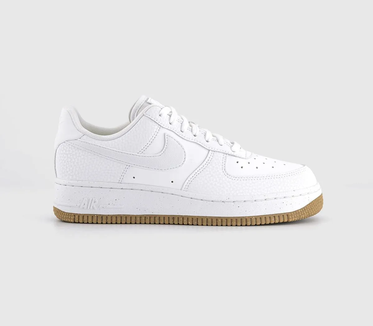 Nike Air Force 1 Lo (W) Trainers White Football Grey Gum Light Brown