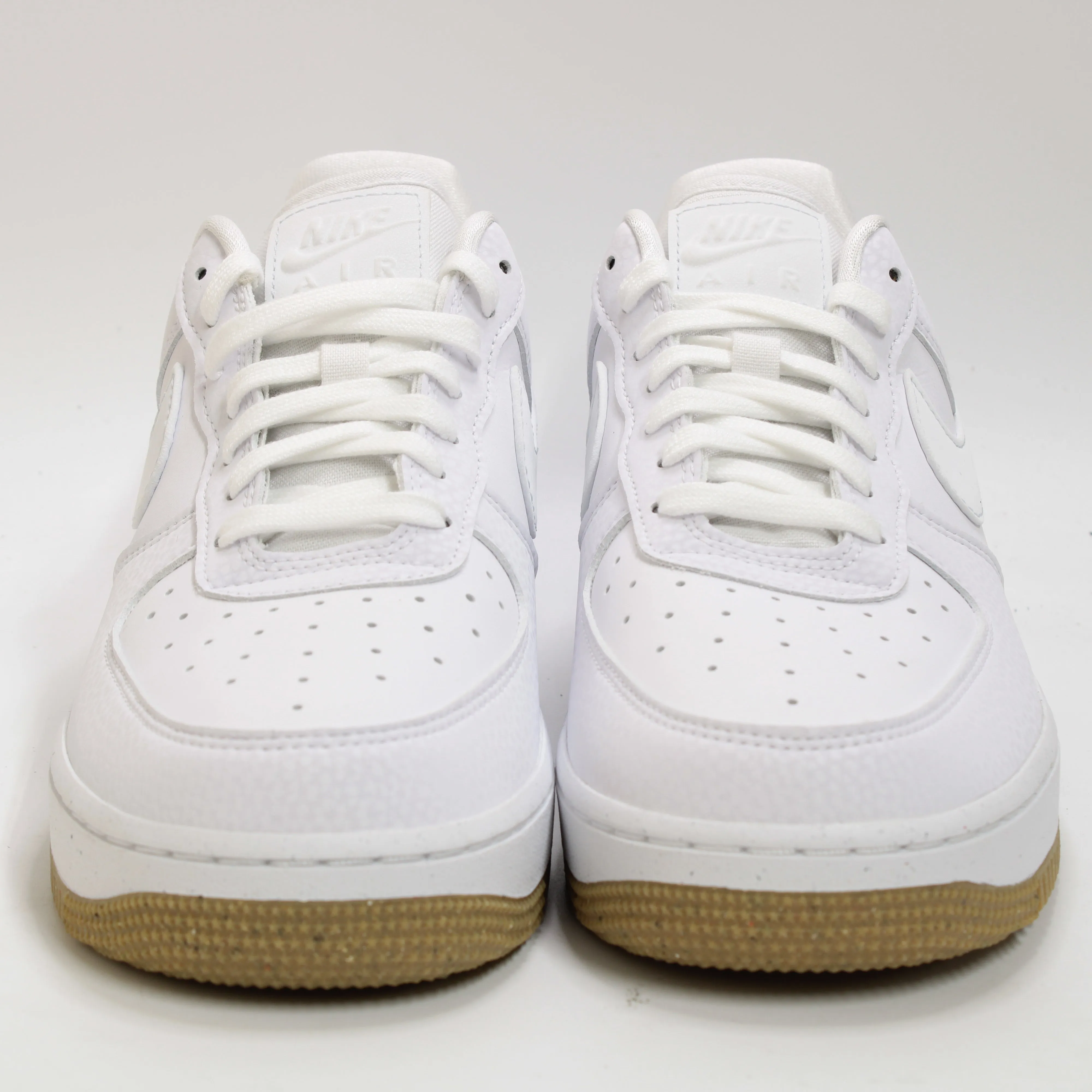 Nike Air Force 1 Lo (W) Trainers White Football Grey Gum Light Brown