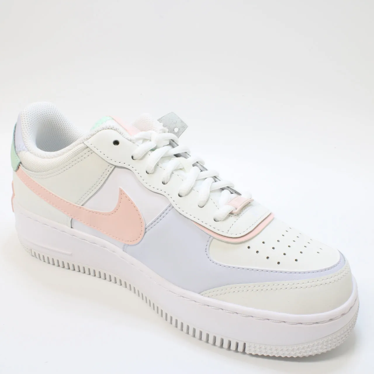 Nike Air Force 1 Shadow White Atmosphere Mint Foam Football Grey Uk Size 7