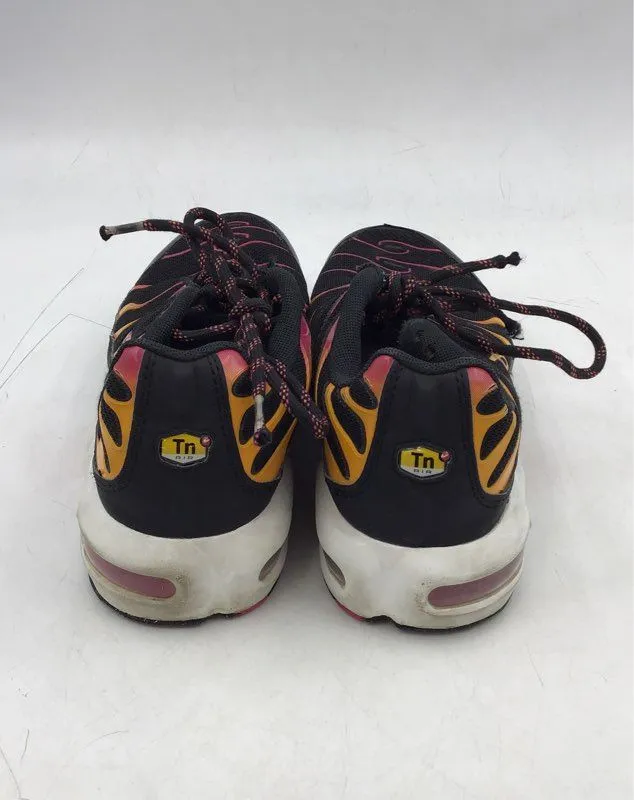 Nike Girls Air Max Plus DX9264-001 Black Pink Lace-Up Athletic Shoes - Size 7