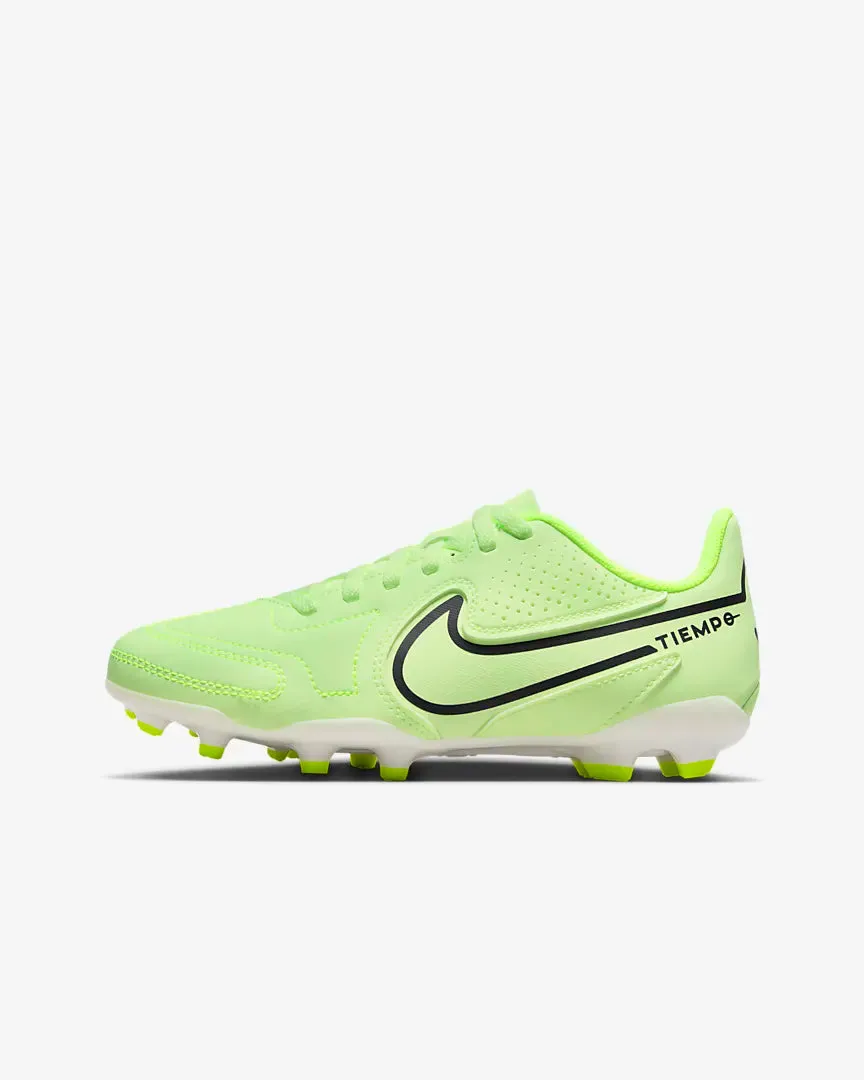 .Nike JUNIOR Legend 9 Academy FG/MG Volt/Noen Yellow - (DA1331-705) - XR - R2L17