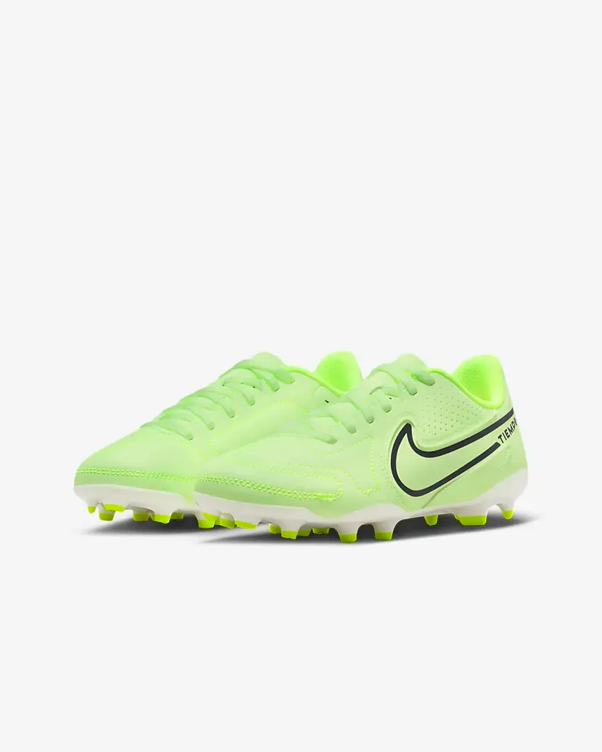 .Nike JUNIOR Legend 9 Academy FG/MG Volt/Noen Yellow - (DA1331-705) - XR - R2L17
