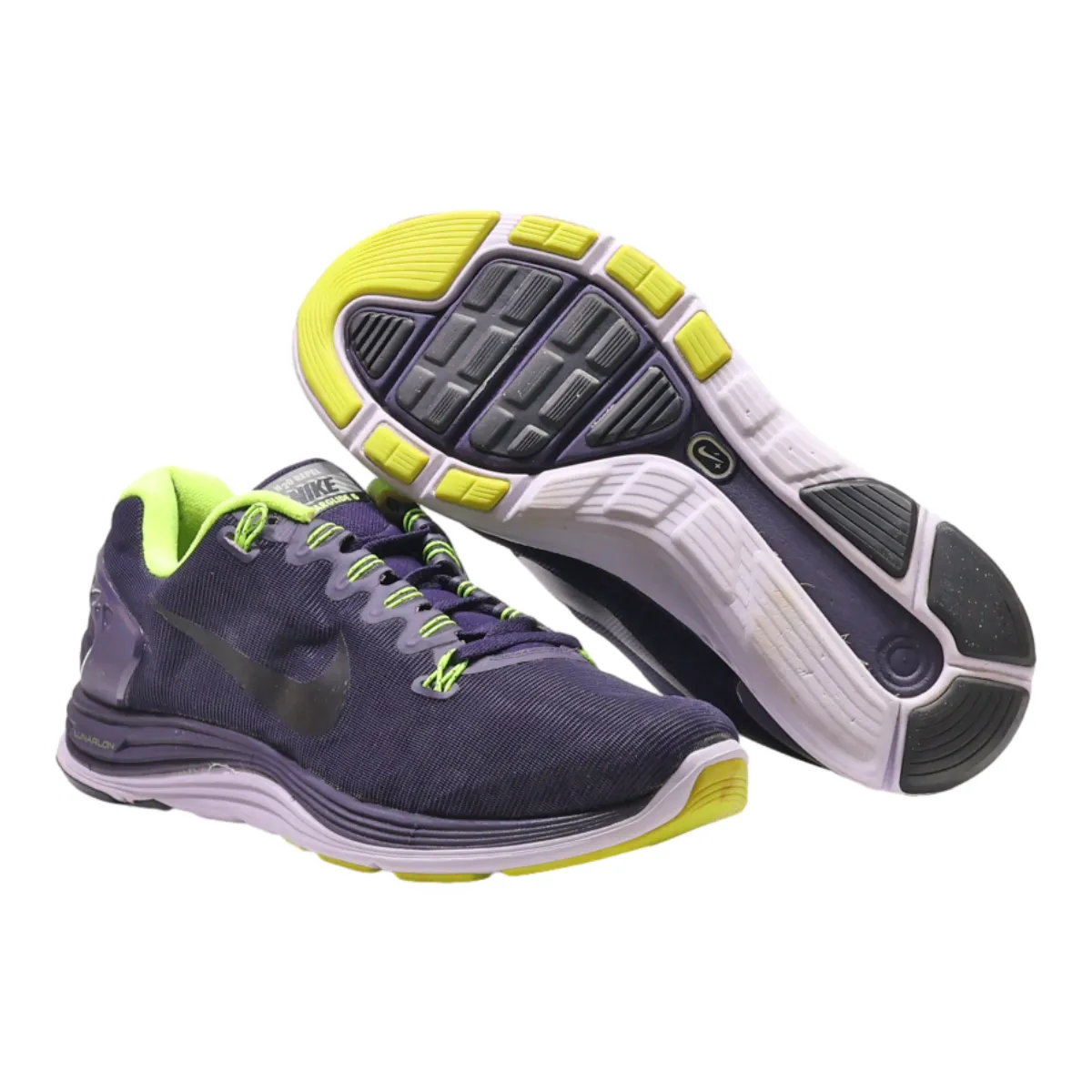 NIKE LUNARGLIDE 5 Sneaker Trainers Blue Synthetic Mens UK 6.5